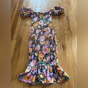 Brand New, Hello Molly FLORA BOTANICA MIDI DRESS BLACK